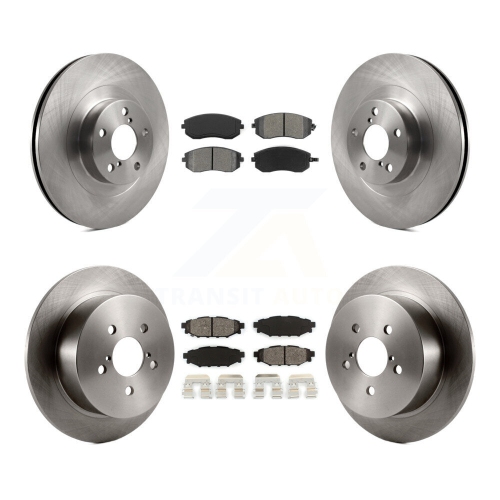 Disques de frein arrière avant et plaquettes semi-métalliques pour Subaru Outback Legacy K8S-101208 2005