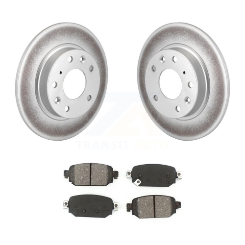 Rear Coated Disc Brake Rotors And Semi-Metallic Pads Kit For Mazda 3 CX-3 Sport KGS-101693