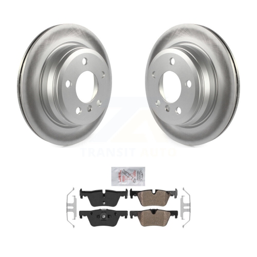Rear Coat Brake Rotors Semi-Metallic Pad Kit For BMW 328i xDrive 330i 320i 428i 328d 430i KGA-103707
