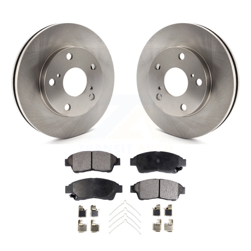 Front Disc Brake Rotors And Ceramic Pads Kit For Toyota Camry 2.2L K8T-100279