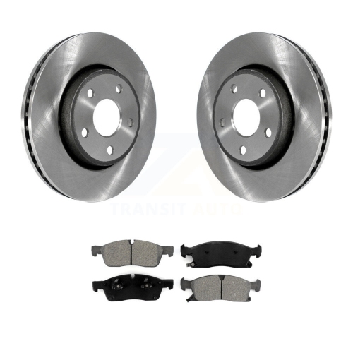 Image 1 of 10.. Front Disc Brake Rotors And Semi-Metallic Pads Kit For Jeep Grand Cherokee Dodge Durango K8S-100239