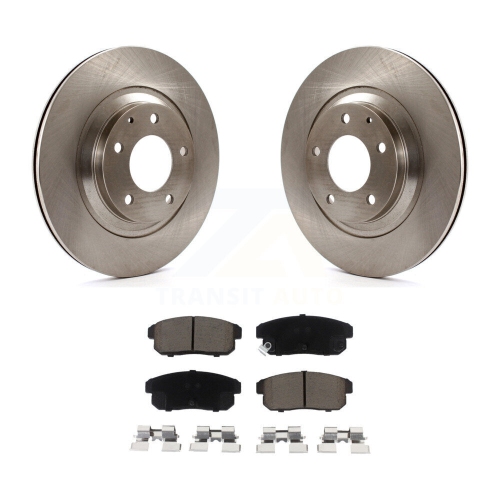 Image 1 of 10.. Rear Disc Brake Rotors And Ceramic Pads Kit For 2004-2011 Mazda RX-8 K8C-101862