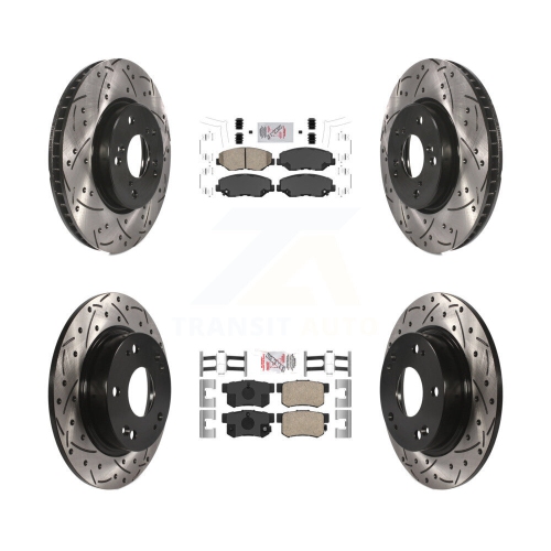 Brakesonline Front Ceramic Brake Pads – 4PCS Fit Lexus RX450H, Toyota Sienna (Left & Right)