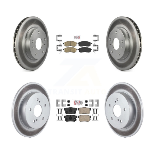 Image 1 of 10.. Front Rear Ceramic Pads And Coated Disc Brake Rotors Kit For Suzuki SX4 Crossover KGA-105239