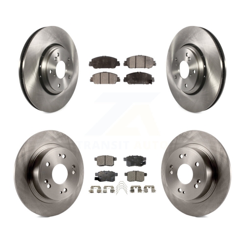 TRANSIT AUTO  Front Rear Brake Rotor Ceramic Pad Kit for Honda Accord Hybrid Ex-L Touring K8T-102569