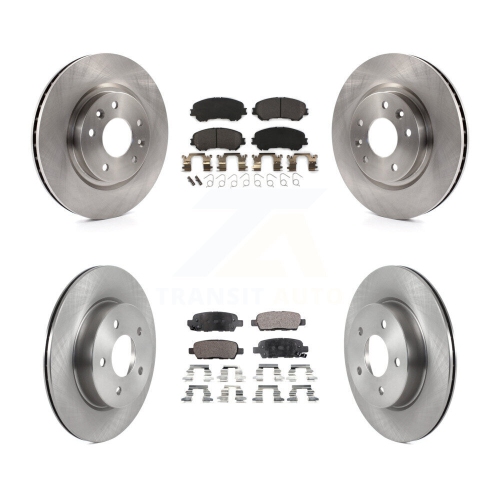Disques de frein arrière avant et plaquettes semi-métalliques pour Nissan Qashqai Rogue Sport K8F-103615