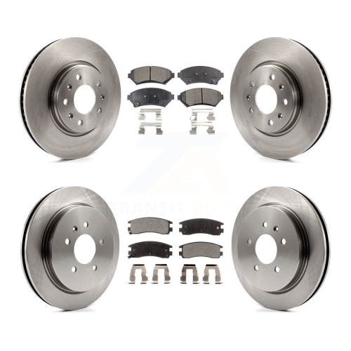 Image 1 of 10.. Front Rear Brake Rotor & Ceramic Pad Kit For 2003-2004 Cadillac Seville With Vented K8T-100801