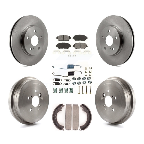 Image 1 de 10.. Ensemble de tambours semi-métalliques de plaquettes de frein arrière avant pour Toyota Camry se/XLE 2005-2006 K8S-102145
