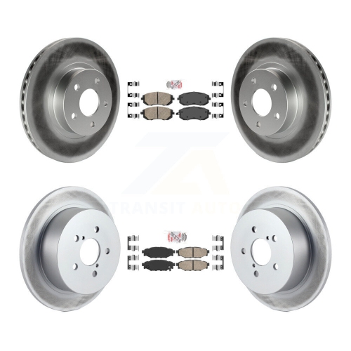 Image 1 de 10.. Plaquettes en céramique à l'avant et disques de frein recouverts pour Subaru Legacy i/Limited KGA-102963 2005