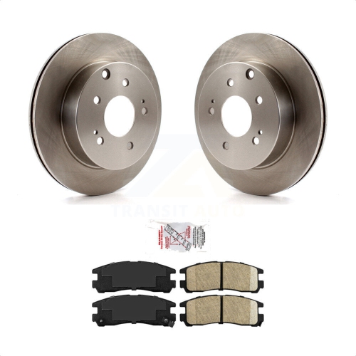 Rear Disc Brake Rotors And Ceramic Pads Kit For 2007 Mitsubishi Galant Ralliart K8A-106208