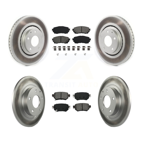 Disques de frein à disque recouverts à l'avant et plaquettes semi-métalliques pour Mazda 6 2021 suralimenté KGS-102410