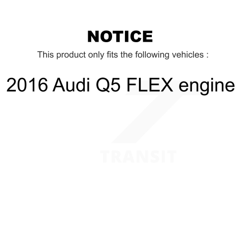 Disques de frein à disque à fente pour perceuse à l'avant et à l'arrière, ensemble de plaquettes en céramique pour 2016 Audi Q5 FLEX Engine KDT-100674