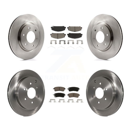 Image 1 de 10.. Ensemble de disques de frein avant arrière et plaquettes en céramique pour INFINITI QX80 Nissan Armada QX56 K8C-101357