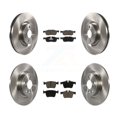 Front Rear Disc Brake Rotors Ceramic Pad Kit For Land Rover Discovery Sport Jaguar E-Pace K8C-100825