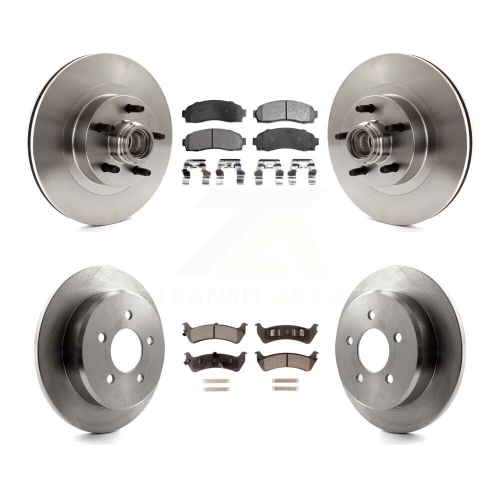 Image 1 of 10.. Front Rear Disc Brake Rotors And Ceramic Pads Kit For 2001 Ford Explorer Sport RWD K8T-103348