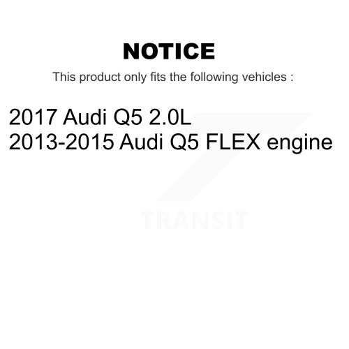 Front Rear Coated Drilled Slotted Disc Brake Rotors And Semi-Metallic Pad Kit For Audi Q5 KDF-100371
