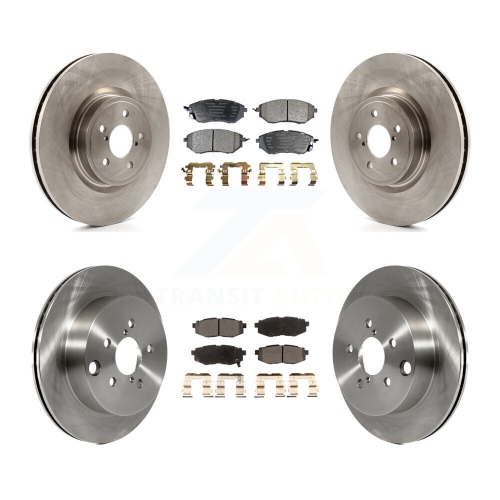 Disques de frein à disque arrière avant et plaquettes en céramique pour Subaru Forester 2,0&nbsp;L K8T-101308 2014-2018