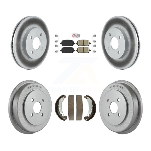Ensemble de tambour de revêtement de plaquettes en céramique pour Chevrolet Cobalt Saturn ion Pontiac KGA-104334