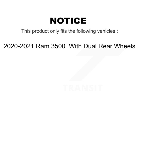 Front Rear Semi-Metallic Pad And Coated Drilled Slotted Disc Brake Rotor Kit For Ram 3500 KDA-101542