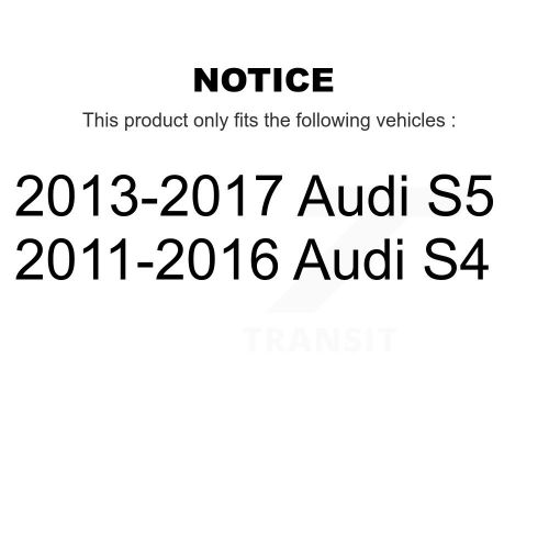 Disques de frein à disque perforés et plaquettes semi-métalliques enduits de revêtement arrière pour Audi S4 S5 KDF-101118