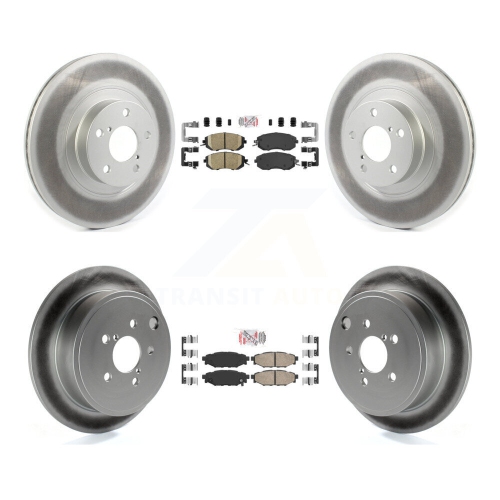 Ensemble de disques de frein avant revêtus de céramique à l'arrière pour Subaru Impreza Forester Outback Legacy KGA-102943