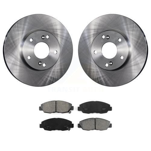 Image 1 of 10.. Front Disc Brake Rotors And Semi-Metallic Pads Kit For 2011 Honda Civic GX K8S-100318
