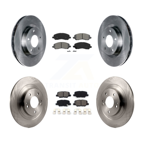 Disques de frein arrière avant et ensemble de plaquettes semi-métalliques pour Mitsubishi RVR Outlander Sport K8S-101000