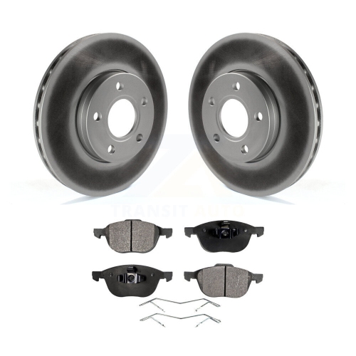 Front Coated Disc Brake Rotors And Semi-Metallic Pads Kit For Ford Focus C-Max KGF-100122