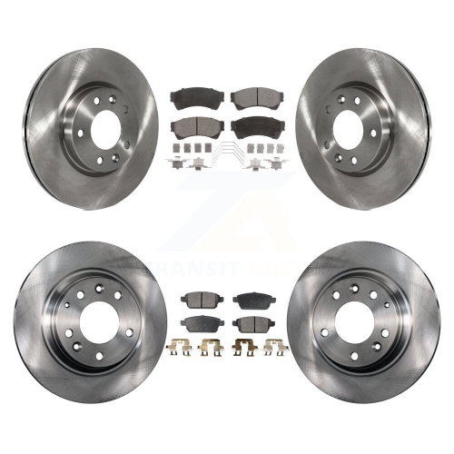 Disque de frein avant arrière et plaquettes semi-métalliques pour Ford Fusion Mazda 6 Lincoln MKZ Zephyr K8F-100884