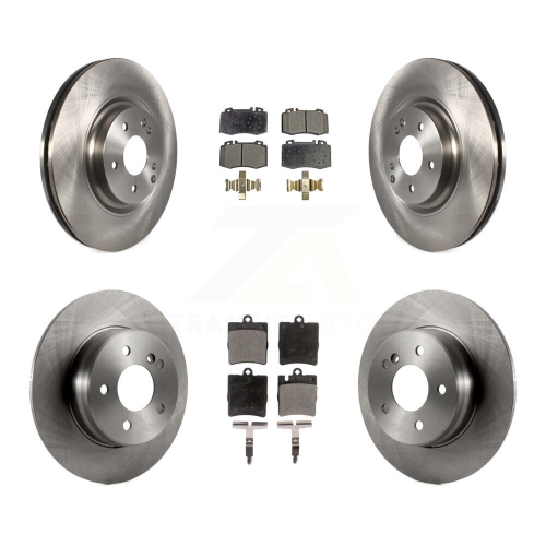 Ensemble de disques de frein avant arrière et plaquettes en céramique pour Mercedes-Benz C230 SLK350 C320 K8T-101400