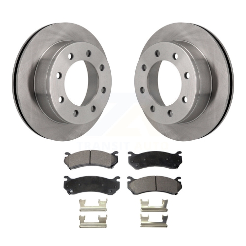 Rear Brake Rotors Ceramic Pad Kit For Chevrolet GMC Sierra 2500 HD Silverado 3500 Classic K8T-101629
