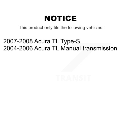 Plaquettes arrière semi-métalliques en céramique et disques de frein pour Acura TL K8&nbsp;A-106658