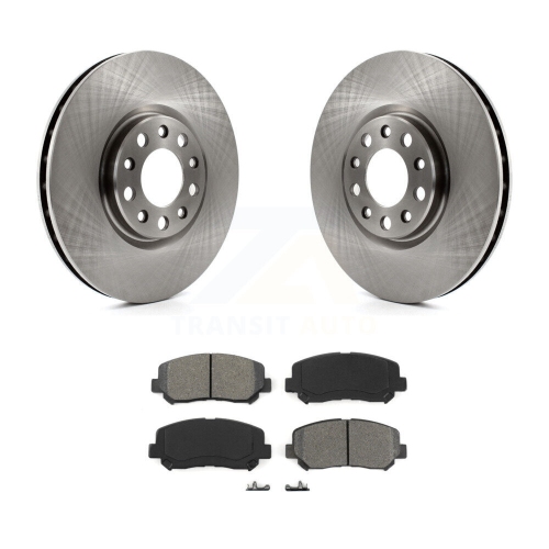 Disques de frein avant et plaquettes semi-métalliques pour Dodge Dart K8S-100243 Chrysler 200
