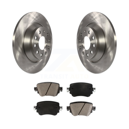 Rear Disc Brake Rotors And Ceramic Pads Kit For 2016-2018 Audi Q3 Quattro K8C-101758