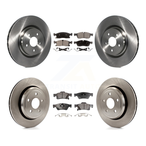 Disques de frein arrière avant et plaquettes en céramique pour Dodge Durango 18-20 avec évent K8T-104378