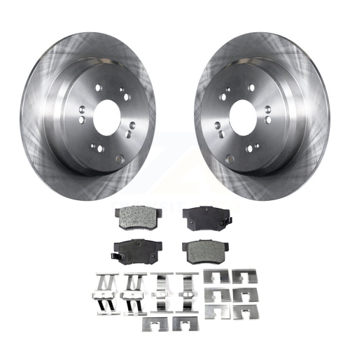 Rear Disc Brake Rotors And Ceramic Pads Kit For Acura RDX K8T-101917