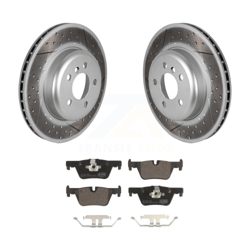 Disques de frein à disque enduits arrière et plaquettes en céramique pour BMW 328i GT xDrive 330i KGT-102775