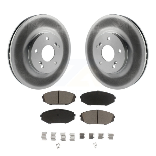 Front Coated Disc Brake Rotors And Ceramic Pads Kit For Honda Odyssey Acura MDX KGC-100561