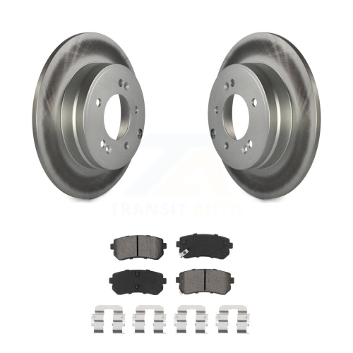 Disques de frein à disque recouverts à l'arrière et plaquettes semi-métalliques pour Hyundai Sonata Kia Optima KGS-102015