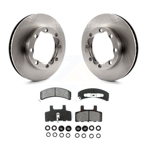 Front Disc Brake Rotors And Semi-Metallic Pads Kit For GMC K2500 K1500 Suburban Chevrolet K8S-100010