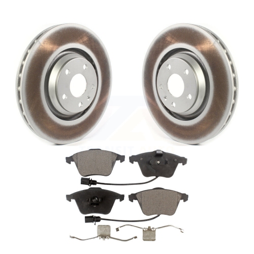Front Coated Disc Brake Rotors And Semi-Metallic Pads Kit For Audi TT Quattro TTS KGF-102095