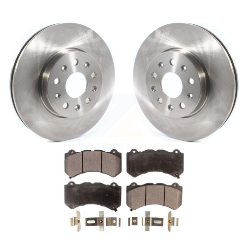 Front Disc Brake Rotors And Semi-Metallic Pads Kit For Chevrolet Camaro LT LS K8F-102645