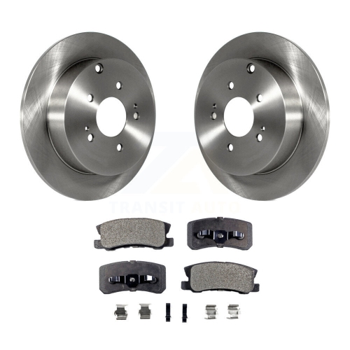 Rear Disc Brake Rotors And Ceramic Pads Kit For Mitsubishi Endeavor K8T-101897