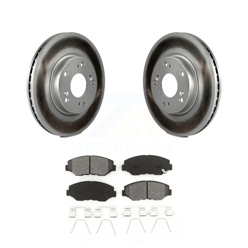Disques de frein à disque recouverts à l'avant et plaquettes semi-métalliques pour Acura ILX 2,0&nbsp;L KGS-100473 2013