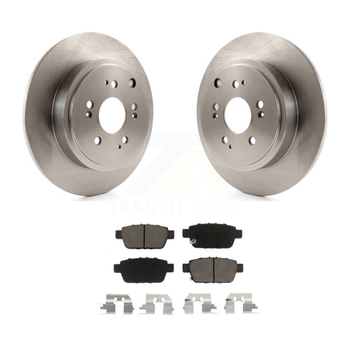Rear Disc Brake Rotors And Ceramic Pads Kit For 2006-2014 Honda Ridgeline K8C-102110