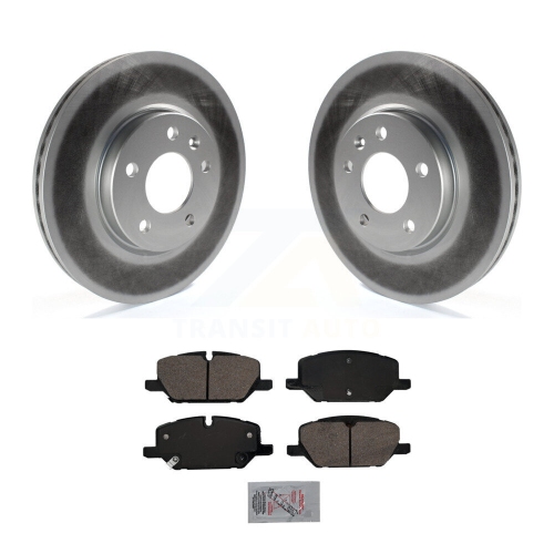 Ensemble de plaquettes en céramique pour disque de frein à revêtement avant pour Terrain 2022-2023 de GMC avec KGA-100069 de 321&nbsp;mm