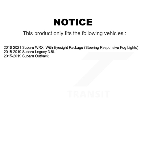 Disque de frein avant à fente percée à l'arrière et plaquettes semi-métalliques pour Subaru Outback WRX Legacy KDS-100523