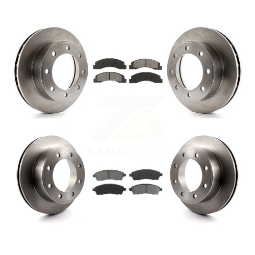 Kit de plaquettes semi-métalliques de frein à disque arrière avant pour Ford F-250 Super Duty Excursion 4WD K8S-100866