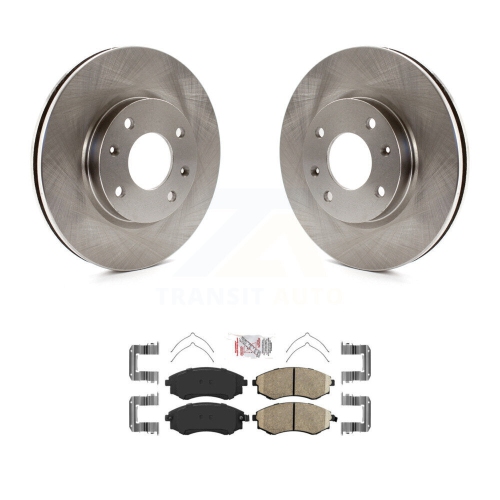 Front Disc Brake Rotors And Ceramic Pads Kit For Hyundai Sonata Kia Optima Magentis K8A-104680