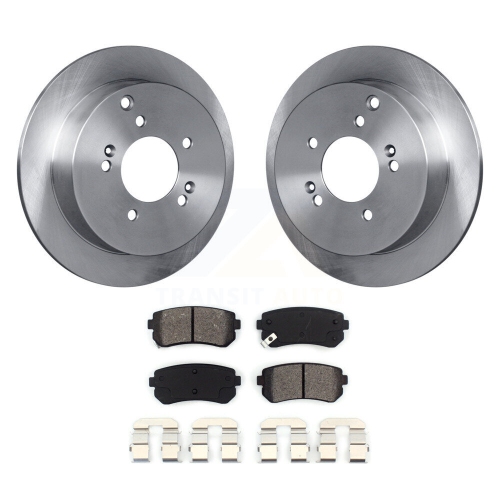 Rear Disc Brake Rotors And Semi-Metallic Pads Kit For Hyundai Tucson Kia Sportage AWD K8S-101766